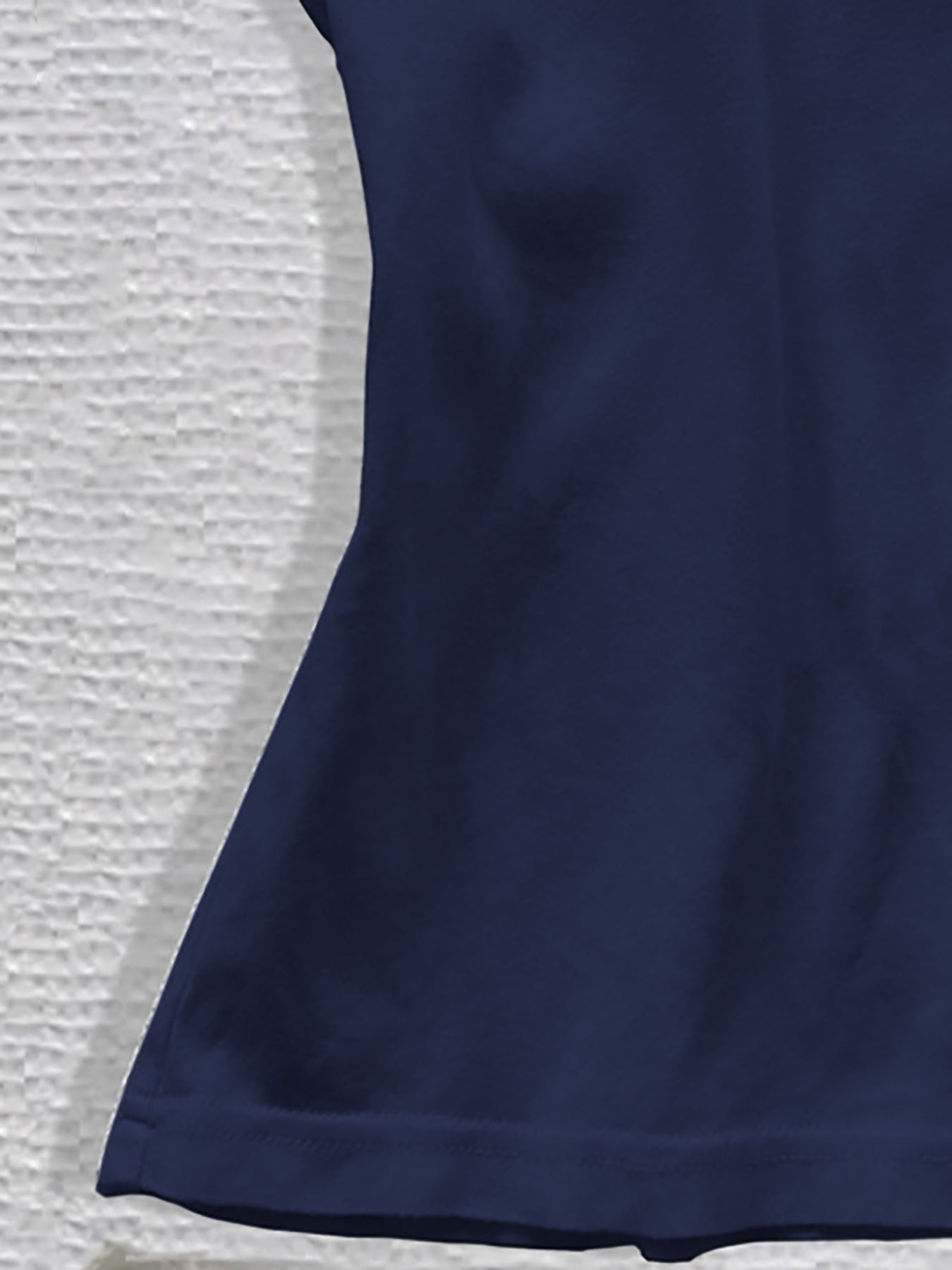 Women'S Y2K Retro Shirt - Slim Fit Cropped Top, Navy Blue, Non-Transparent Fabric for Gym, Casual Outfits - Vintage 2000s Fashion T-Shirt, Gym Apparel, Nontransparent Material, Workout Clothing, Breathable Fabric, Short Sleeve Top, Women
