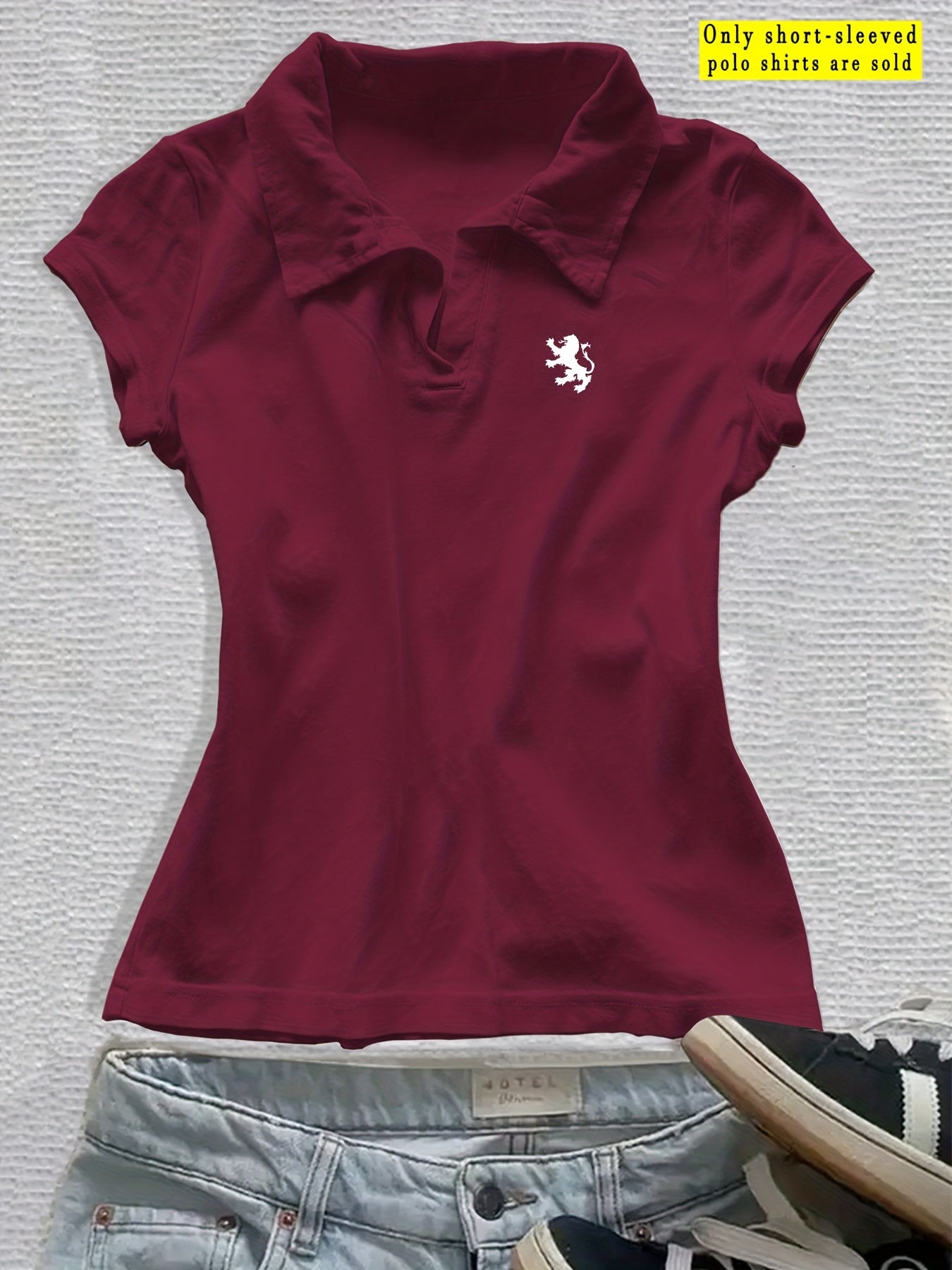 Women'S Y2K Retro Shirt - Slim Fit Cropped Top, Navy Blue, Non-Transparent Fabric for Gym, Casual Outfits - Vintage 2000s Fashion T-Shirt, Gym Apparel, Nontransparent Material, Workout Clothing, Breathable Fabric, Short Sleeve Top, Women