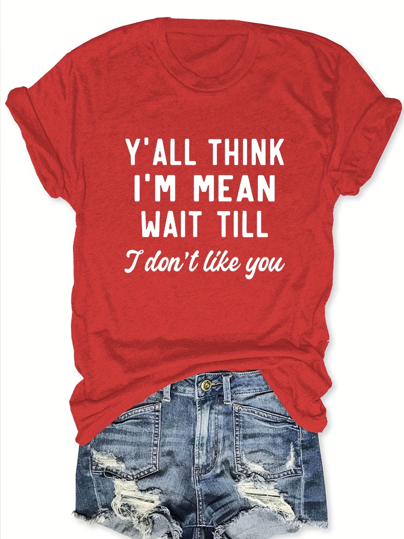Short-Sleeved T-Shirt with Letter Print