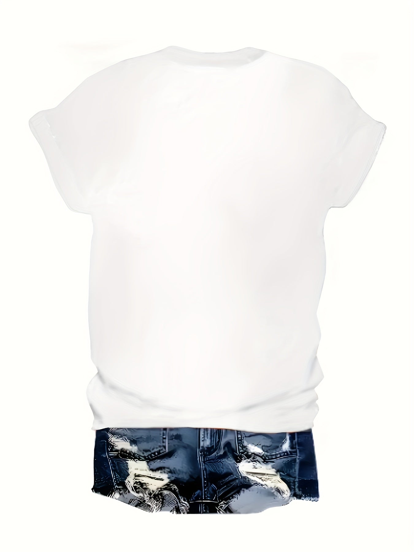 Double-Sided Print White Dog