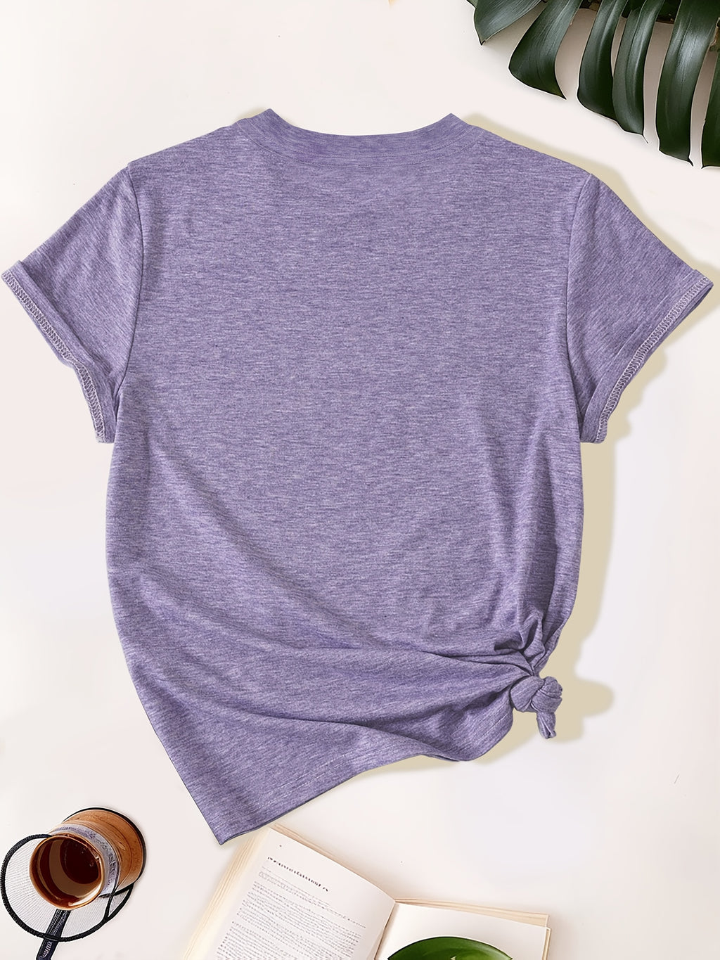 Women's Olive Green Casual T-Shirt with Cute Duck Graphic & Humorous Quote - Soft Breathable Fabric, Relaxed Fit Round Neck Short Sleeve Top for Casual Attire, Machine Washable, Ladies T Shirts